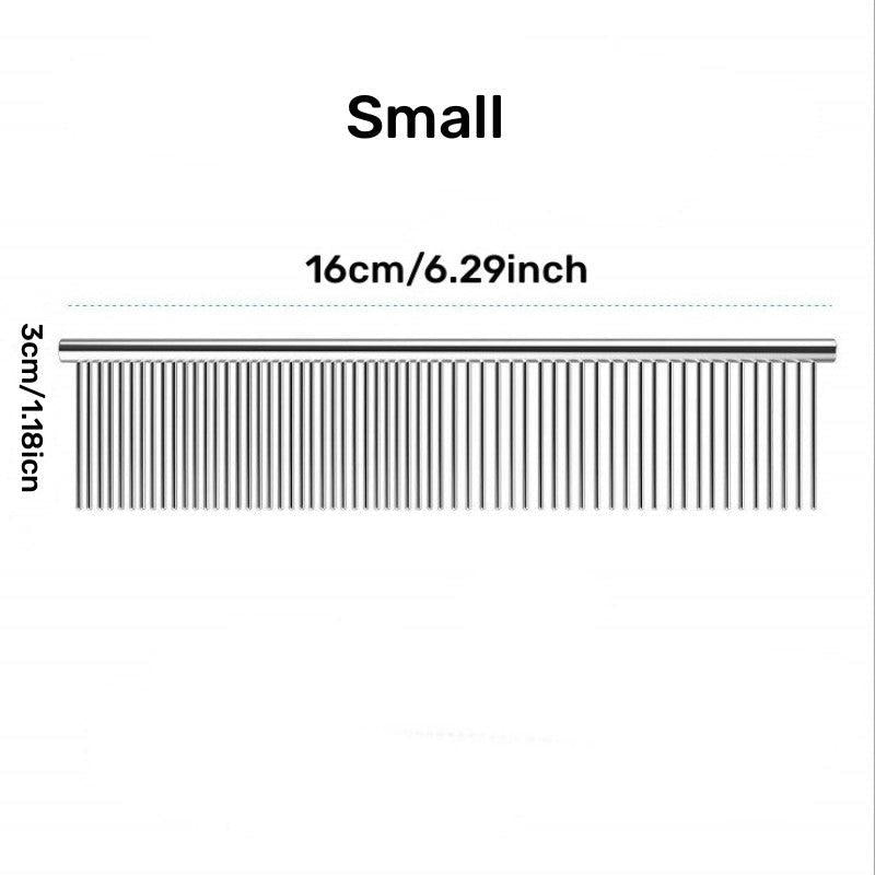 Stainless Steel Dematting Comb for Long Haired Pets