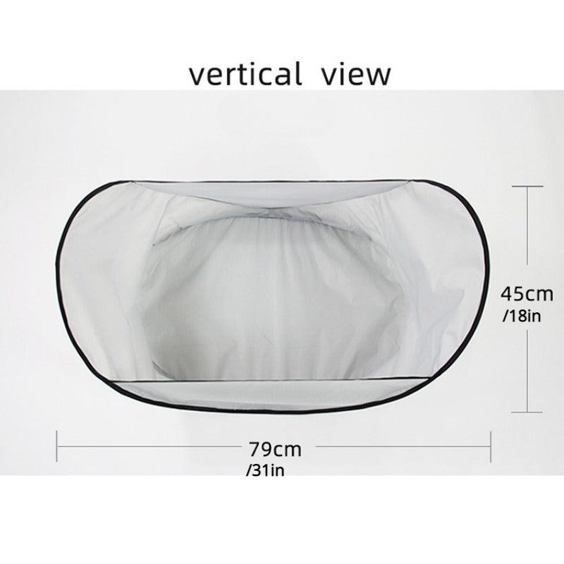 Pet Haircut Bib Dog Grooming Cape Hair Cutting Catcher Shaving Trimming Tent