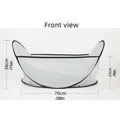 Pet Haircut Bib Dog Grooming Cape Hair Cutting Catcher Shaving Trimming Tent