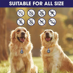 Ultrasonic Flea & Tick Repeller for Cats & Dogs - Safe Pest Control