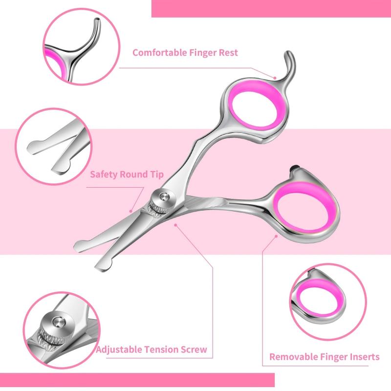 Professional Pet Grooming Scissors with Rounded Safety Tips