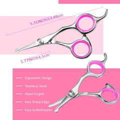 Professional Pet Grooming Scissors with Rounded Safety Tips