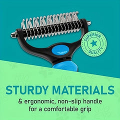 Double Sided Slicker Pet Brush For Shedding Dematting