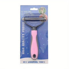Double Sided Slicker Pet Brush For Shedding Dematting