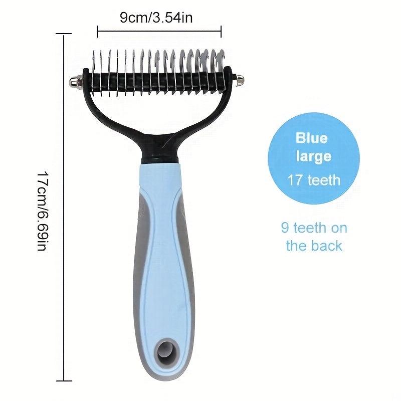 Double Sided Slicker Pet Brush For Shedding Dematting