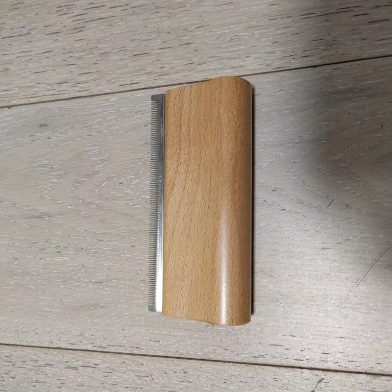Pet Wooden Grooming Brush for Deshedding & Grooming Dogs