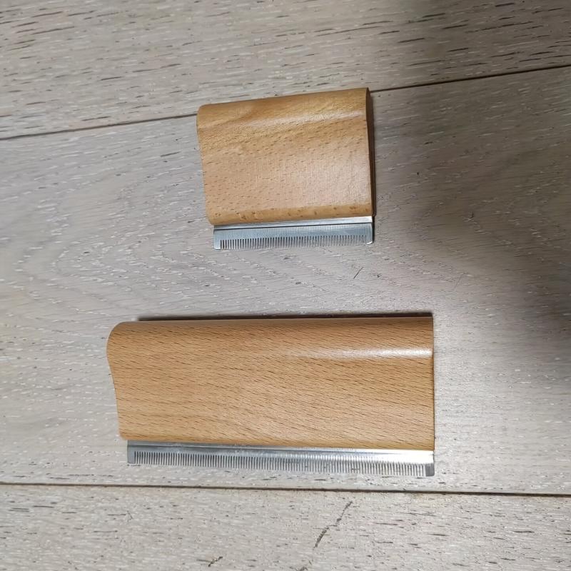 Pet Wooden Grooming Brush for Deshedding & Grooming Dogs