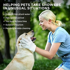 Pet Cleaning & Deodorizing Wipes for Dogs & Cats - Bathing Glove Wipes