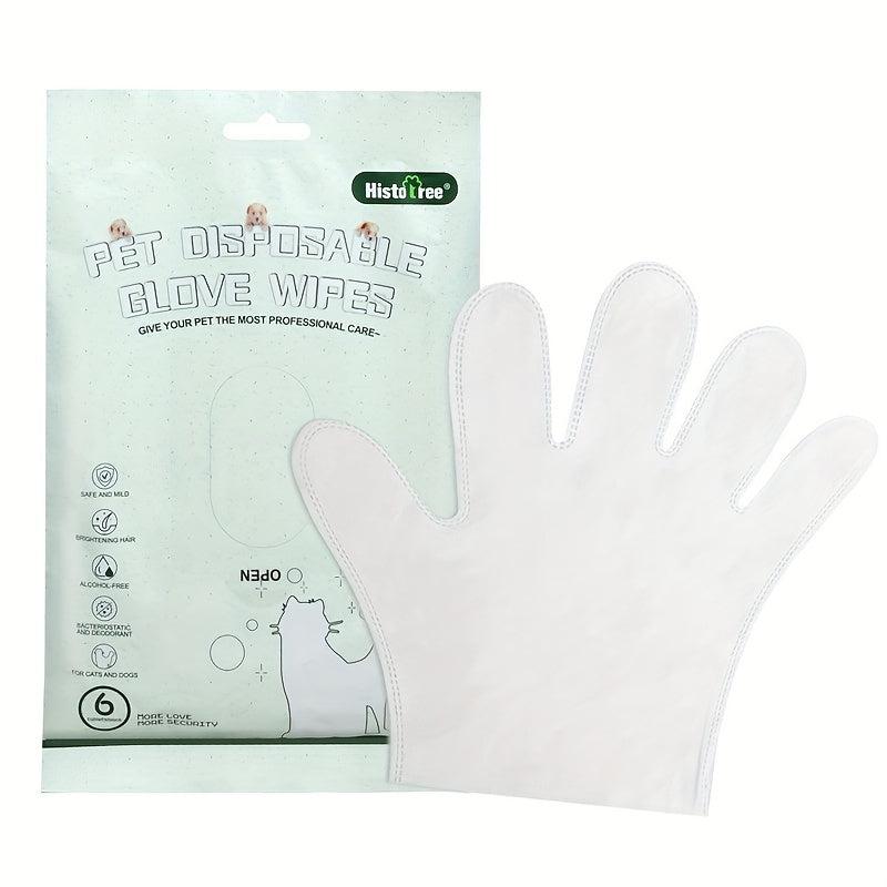 Pet Cleaning & Deodorizing Wipes for Dogs & Cats - Bathing Glove Wipes