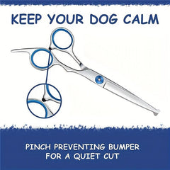 Dog Grooming Scissors with Round Head for Hair Cutting