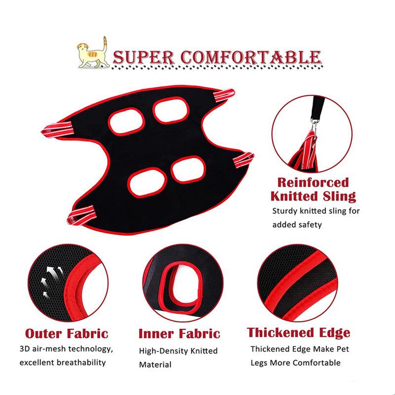 1pc Pet Grooming Hammock Harness - Safe and Comfortable Grooming for Pets