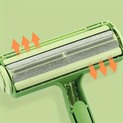 Portable Pet Hair Remover Brush Reusable for Dogs & Cats