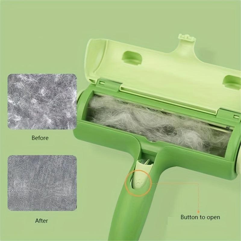Portable Pet Hair Remover Brush Reusable for Dogs & Cats
