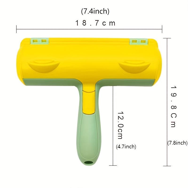 Portable Pet Hair Remover Brush Reusable for Dogs & Cats
