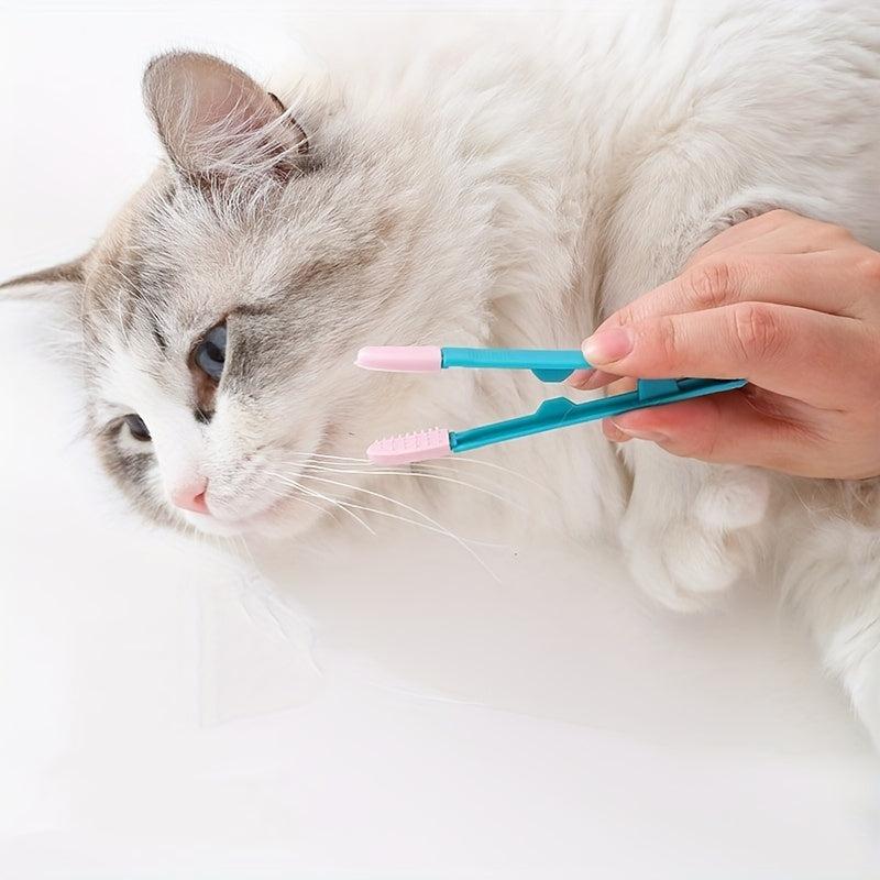 Silicone Cat Tear Stain Brush Eye Comb For Pet Grooming