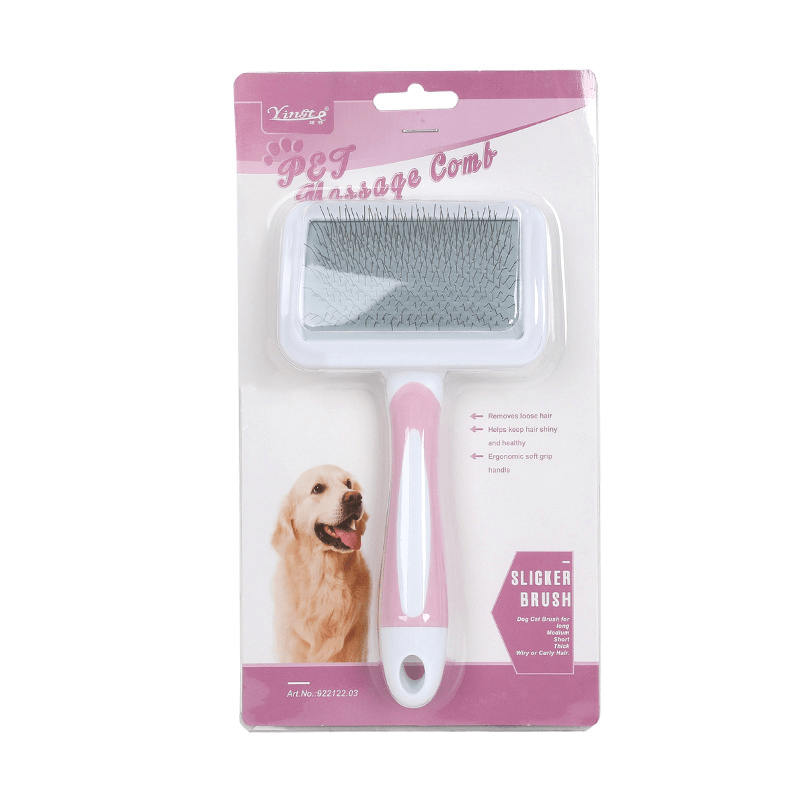 Undercoat Hair Removal Slicker Brush for Dog and Cat Grooming