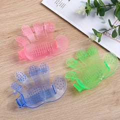 Pet Grooming Glove and Slicker Brush Combo
