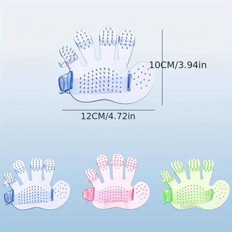 Pet Grooming Glove and Slicker Brush Combo
