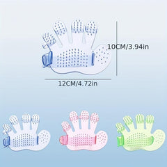 Pet Grooming Glove and Slicker Brush Combo