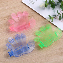 Pet Grooming Glove and Slicker Brush Combo