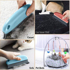 4pcs Pet Hair Remover Shaver Portable Carpet Rake Brush for Furniture