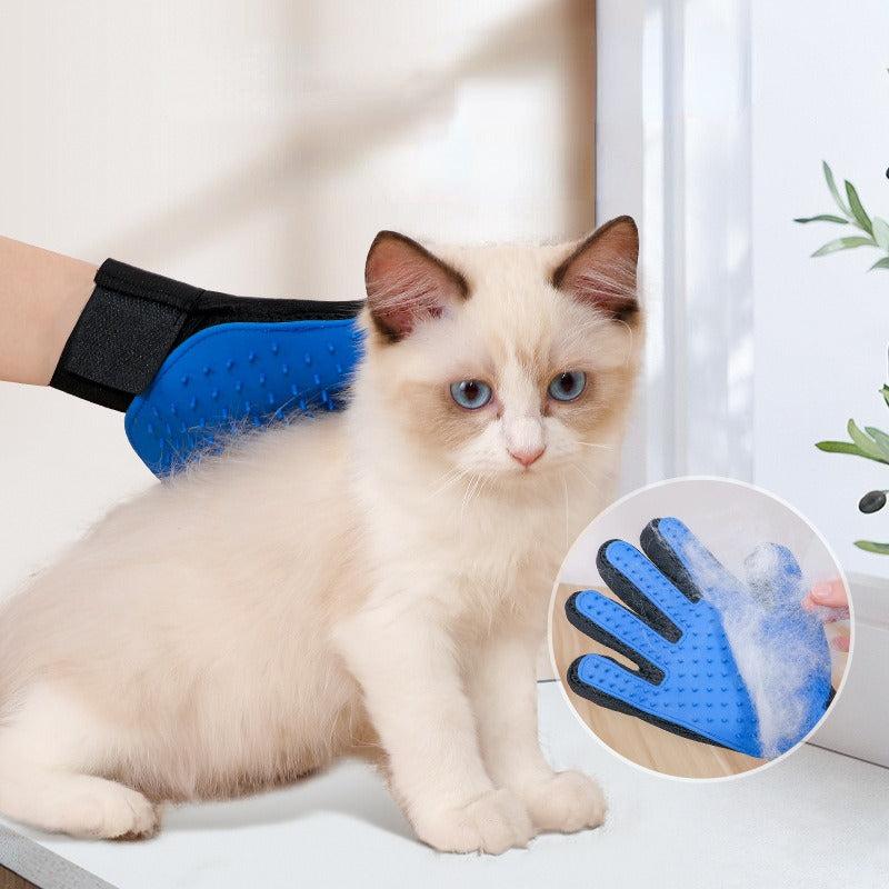 Dog Hair Removal Glove for Grooming Cats & Dogs