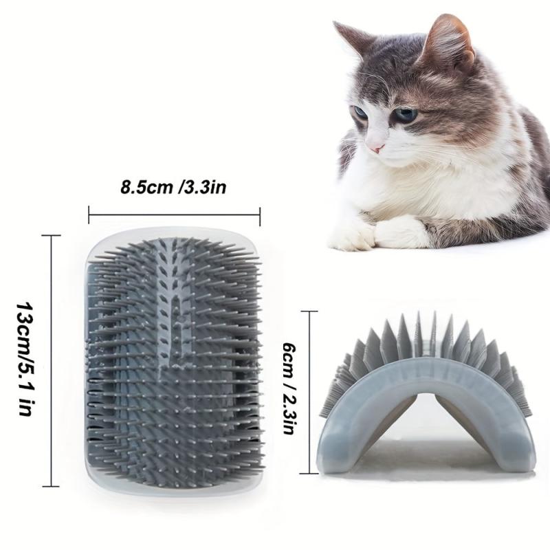 2 Pack Soft Cat Grooming Brush Face Scratcher for Cats