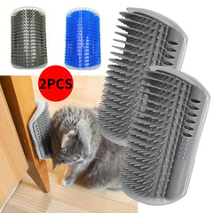 2 Pack Soft Cat Grooming Brush Face Scratcher for Cats