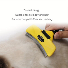 Stainless Steel Pet Hair Removal Comb - Undercoat Hair Removal Slicker Brush
