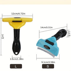Stainless Steel Pet Hair Removal Comb - Undercoat Hair Removal Slicker Brush