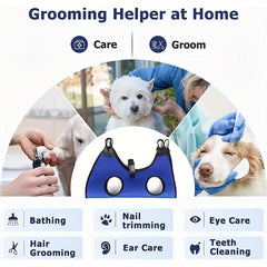 Pet Grooming Hammock Harness For Dogs & Cats - Restraint Bag