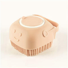 Pet Shampoo Brush Silicone Massage Rubber Comb for Dog & Cat Grooming