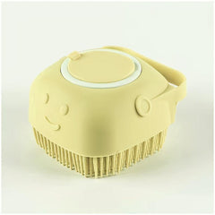 Pet Shampoo Brush Silicone Massage Rubber Comb for Dog & Cat Grooming