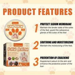 Pet Paw Balm for Moisturizing and Soothing Foot and Palm Meat