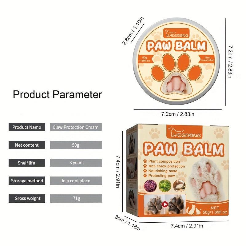 Pet Paw Balm for Moisturizing and Soothing Foot and Palm Meat