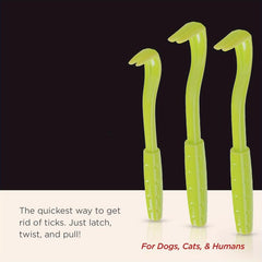 3pcs Pet Tick Extractor Removal Tool