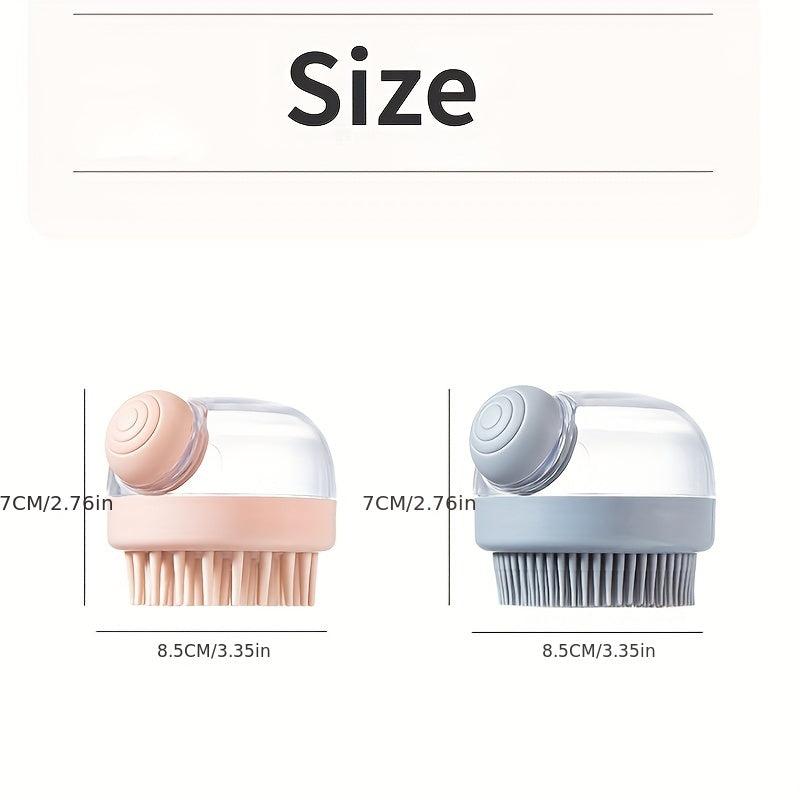 Pet Shampoo Brush Comb with Shampoo Storage