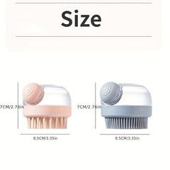 Pet Shampoo Brush Comb with Shampoo Storage