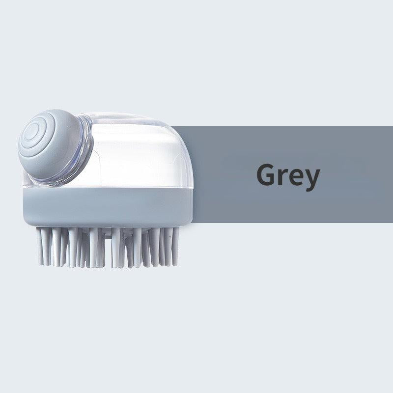 Pet Shampoo Brush Comb with Shampoo Storage