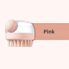 Pet Shampoo Brush Comb with Shampoo Storage