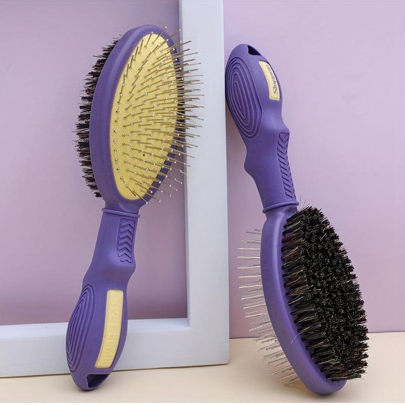 Pet Double Sided Comb Bristle Tool Dog Grooming Brush