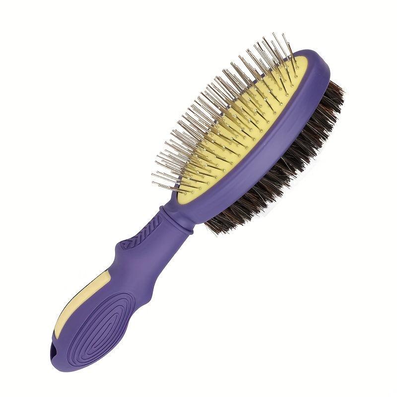 Pet Double Sided Comb Bristle Tool Dog Grooming Brush