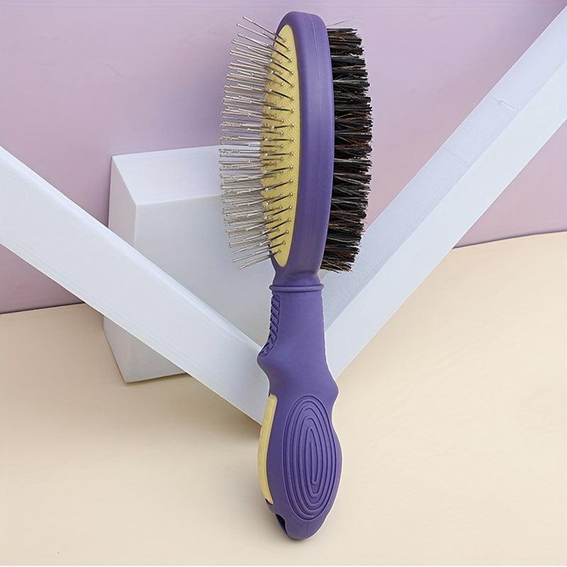 Pet Double Sided Comb Bristle Tool Dog Grooming Brush