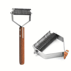 Dual Sided Slicker Pet Brush Dematting Dog Comb