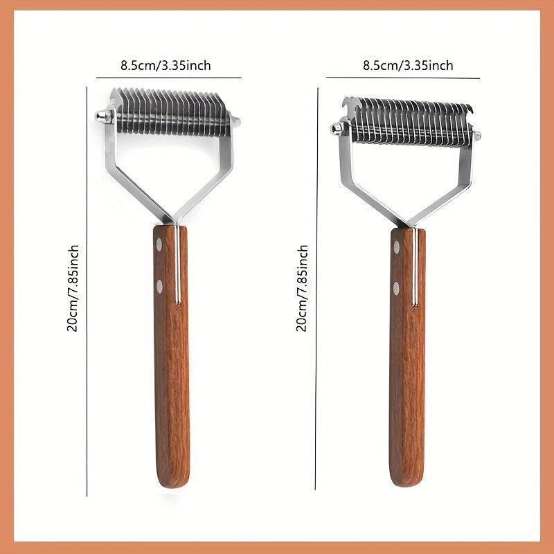 Dual Sided Slicker Pet Brush Dematting Dog Comb