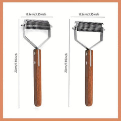 Dual Sided Slicker Pet Brush Dematting Dog Comb