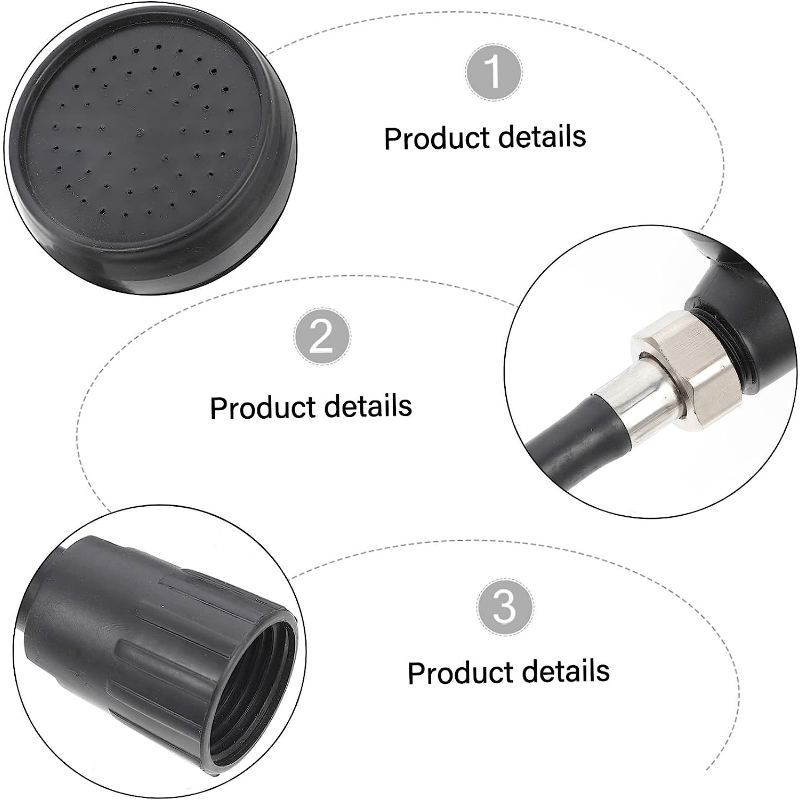 Portable Shower Head Handheld Hose for Hair Salon Sink Replacement