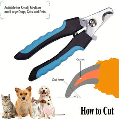 Durable Pet Nail Clippers for Dogs & Cats - Get the Perfect Trim!