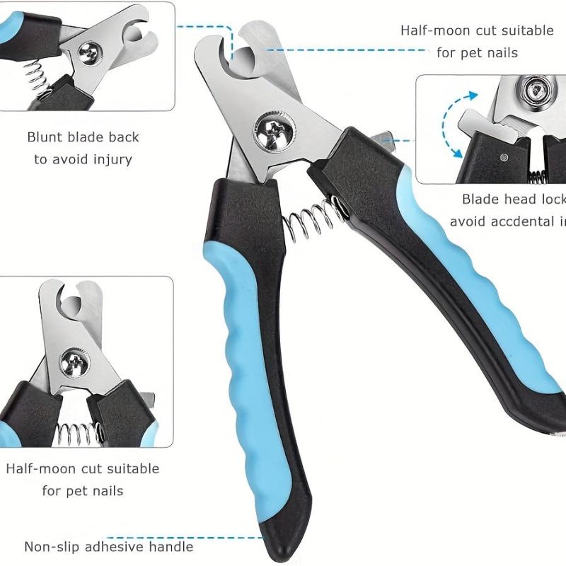 Durable Pet Nail Clippers for Dogs & Cats - Get the Perfect Trim!