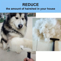 Pet Hair Removal Comb Rake Brush for Dog & Cat Grooming